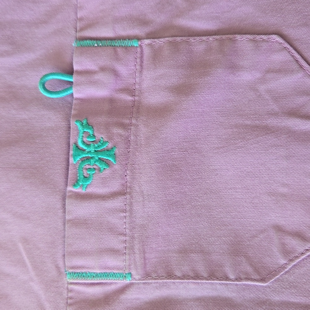 Purple Scrub Top - Picture 2 of 10